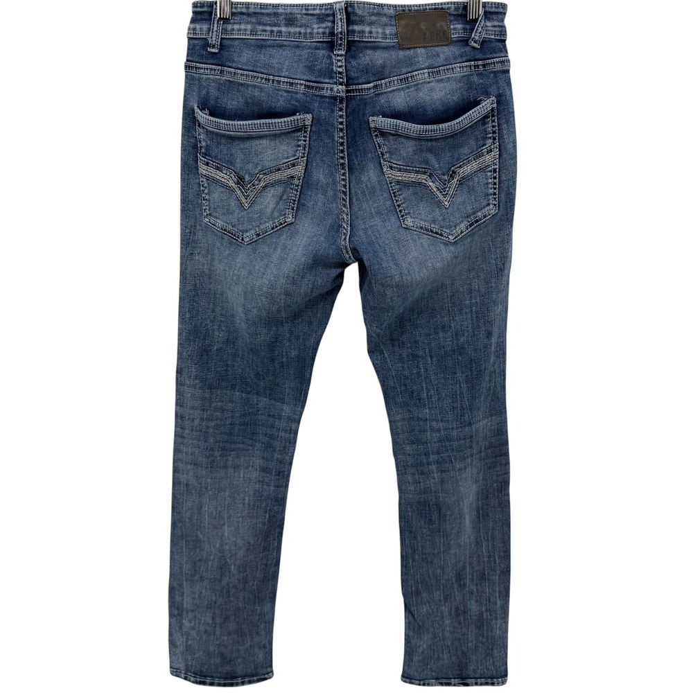 BKE Alec Jeans Mens 32x31 Blue Medium Wash Straight Leg Coolmax Stretch